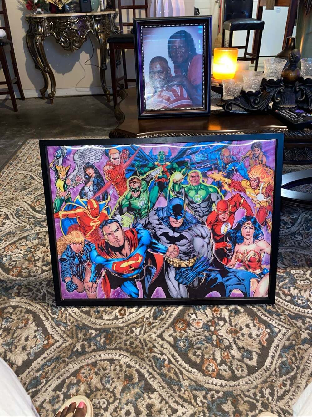 DC Comics Justice League of America Team Framed Wall Poster